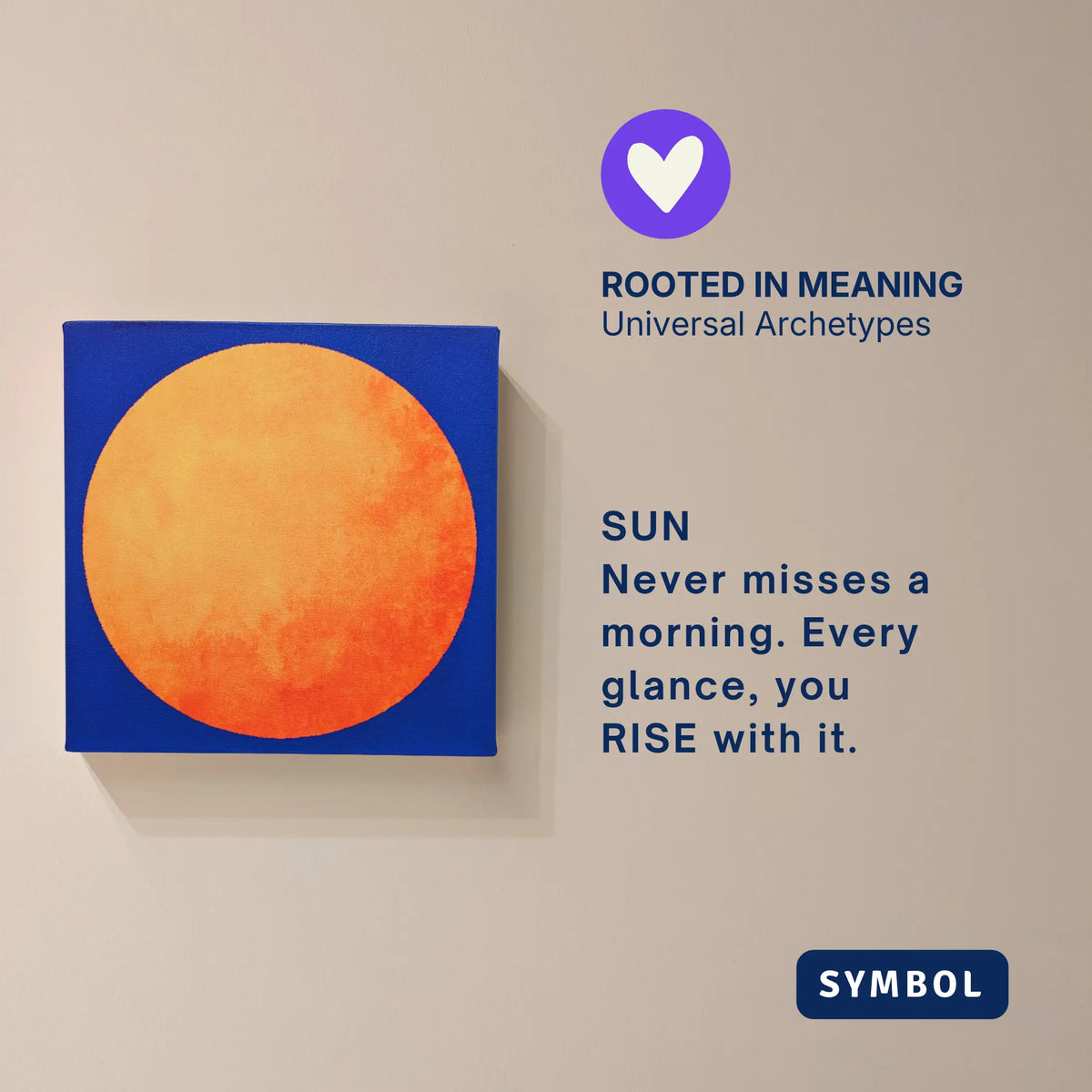 canvas wall art gift with universal archetype meaning