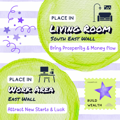 Seven White Horses and Golden Sky - Wealth Vortex